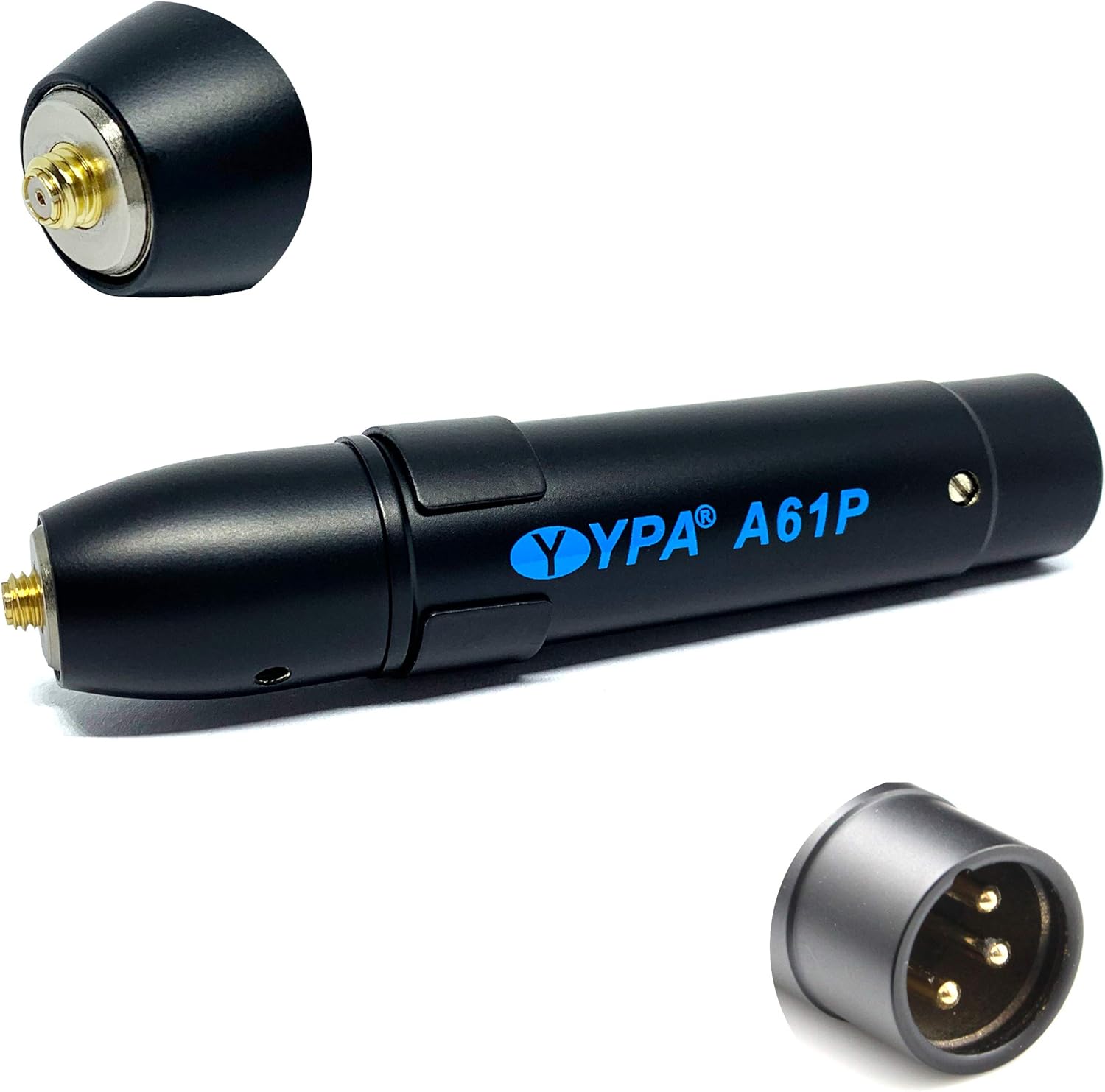 YPA A61P Microdot to XLR in-Line Microphone Preamplifier for Shure TL47, TH53, TL48 dpa mic