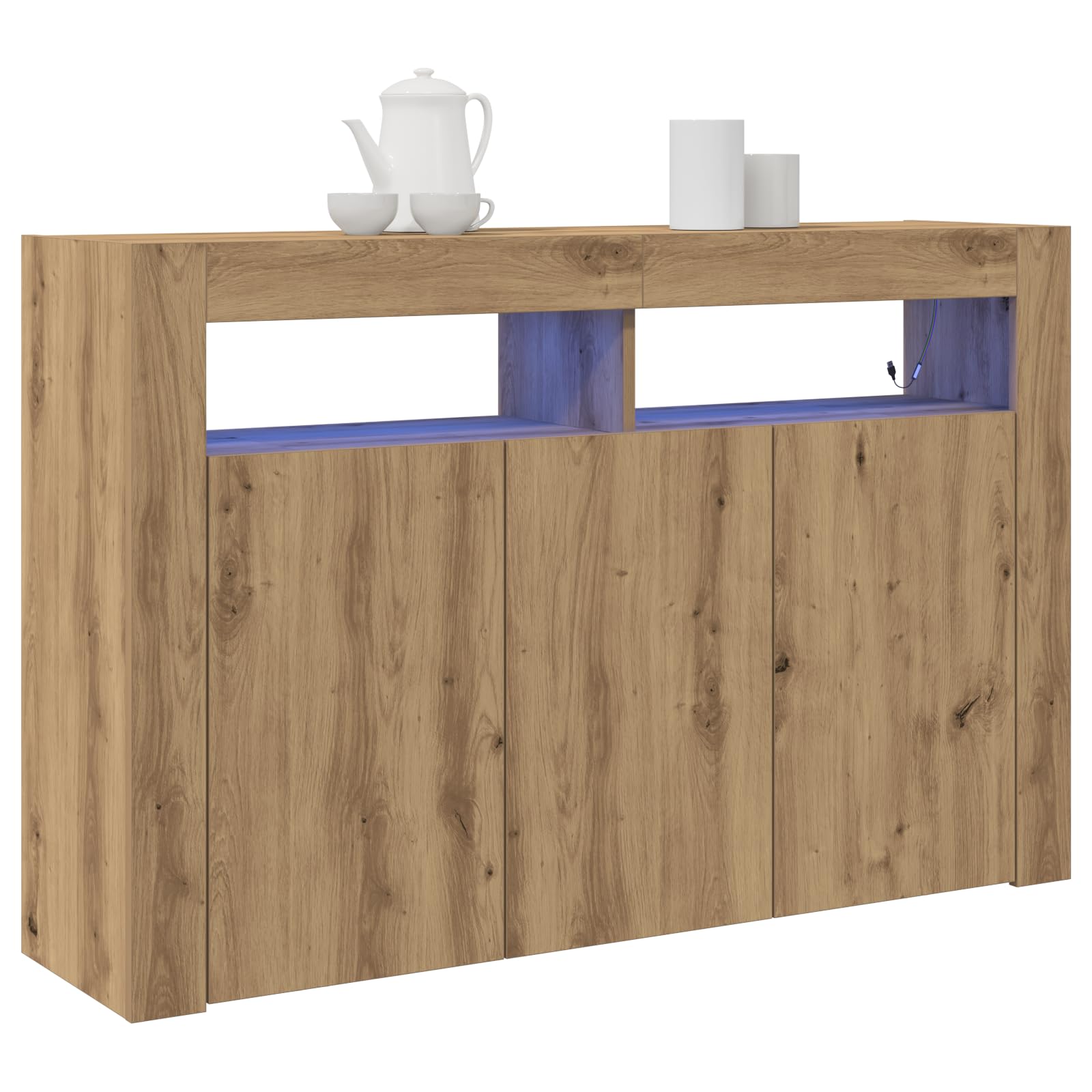 Kredens rękodzieło dąb inżynierowie drewno szafka do salonu biura 116 x 30 x 75 cm