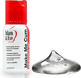 Adam & Eve Make Me Cum Water Based Clitoral Sensitizer Clear Gel - Personal Sexual Lubricant for Women - Increases Sensiti...