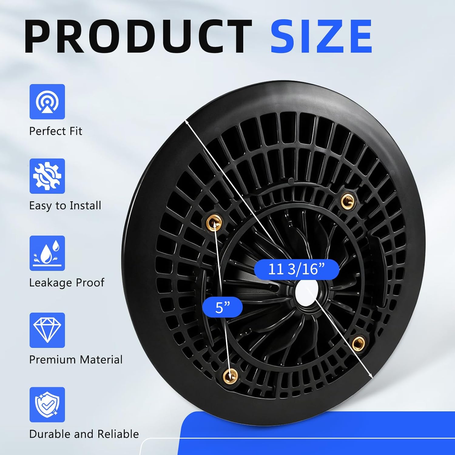 C203-193P Seal Plate Kit Fit for Pentair Sta-Rite Max-E-Glas Dura-Glas Pool and Spa Inground Pump, Includes Shaft Seal/Sealing O-Ring/Rubber Seat Ring