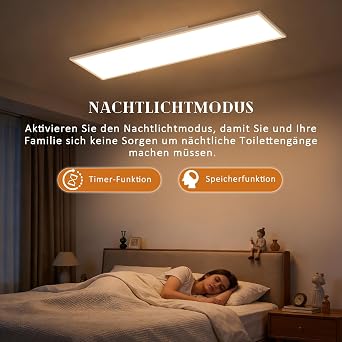 Ceiling Light LED Panel 120 x 30 cm - 40 W Rectangular Ceiling [Energy Class F]
