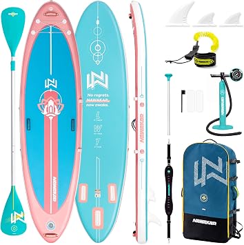 FunWater Inflatable Paddle Board with Premium Carbon Fiber SUP Accessories