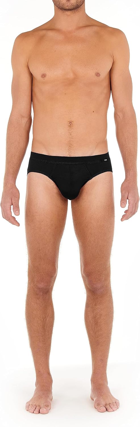 ISA bodywear Gentili Scivolamento TENCEL SOFT-LINE in bianco, nero & blu – intimo