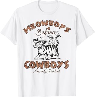 Meowboys Before Cowboys Tejano T-Shirt