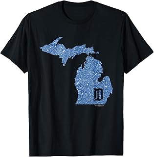 Detroit Michigan Shirt - Motor City "D" Mitten T-Shirt T-Shirt