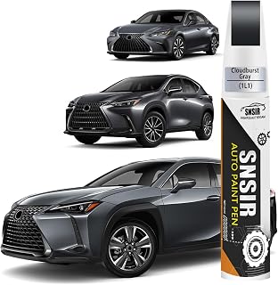 Car Touch up Paint(1L1 Cloudburst Gray) Compatible with Lexus, Car Paint Pen Scratch Repair Two-In-One Touch Up Paint, Premium Car Scratch Remover for Deep Scratches