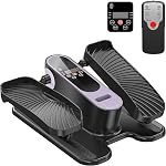 Under Desk Elliptical Machine, Electric Elliptical Leg Exercise, Quiet Leg Exerciser While Sitting for Seniors, Mini Portable Leg Exercise Machine with Remote, Manual & Auto Mode