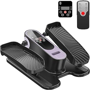Under Desk Elliptical Machine, Electric Elliptical Leg Exercise, Quiet Leg Exerciser While Sitting for Seniors, Mini Portable Leg Exercise Machine with Remote, Manual & Auto Mode