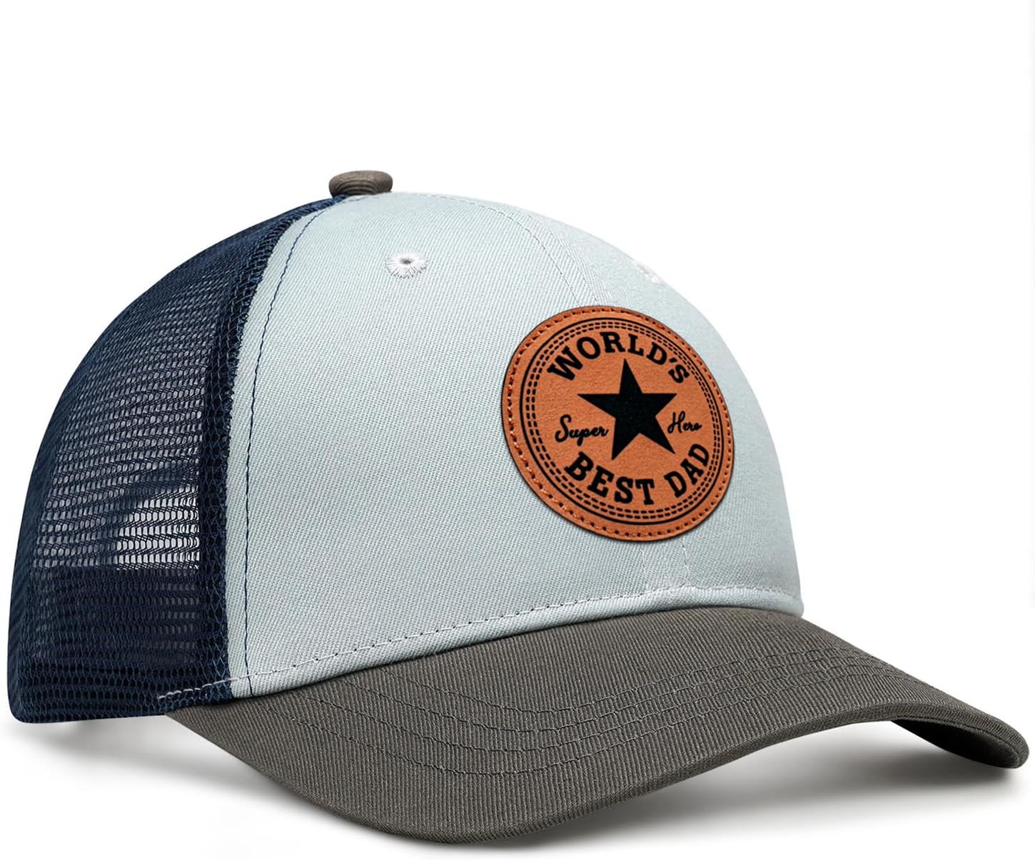 Dad Gifts from Daughter Son Dad Hat for Men Fathers Day Christmas Birthday Gifts Mens Trucker Hat Mens Hat for Dad from Kids Grey-Green