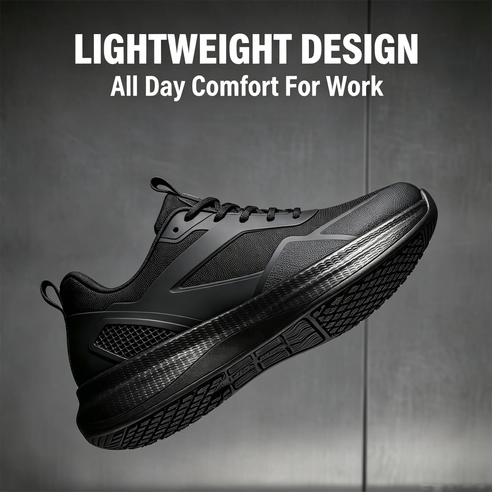 Moodeng Zapatos de cocina antideslizantes para hombre, ligeros, impermeables, para servicio de alimentos, resistentes al aceite, zapatos de chef para restaurante