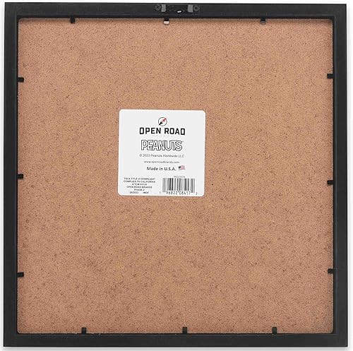 Miniatura 3 de Peanuts Snoopy and the Great Pumpkin Happy Halloween - Decoración de pared de madera enmarcada - Divertida imagen de Snoopy Halloween para el hogar