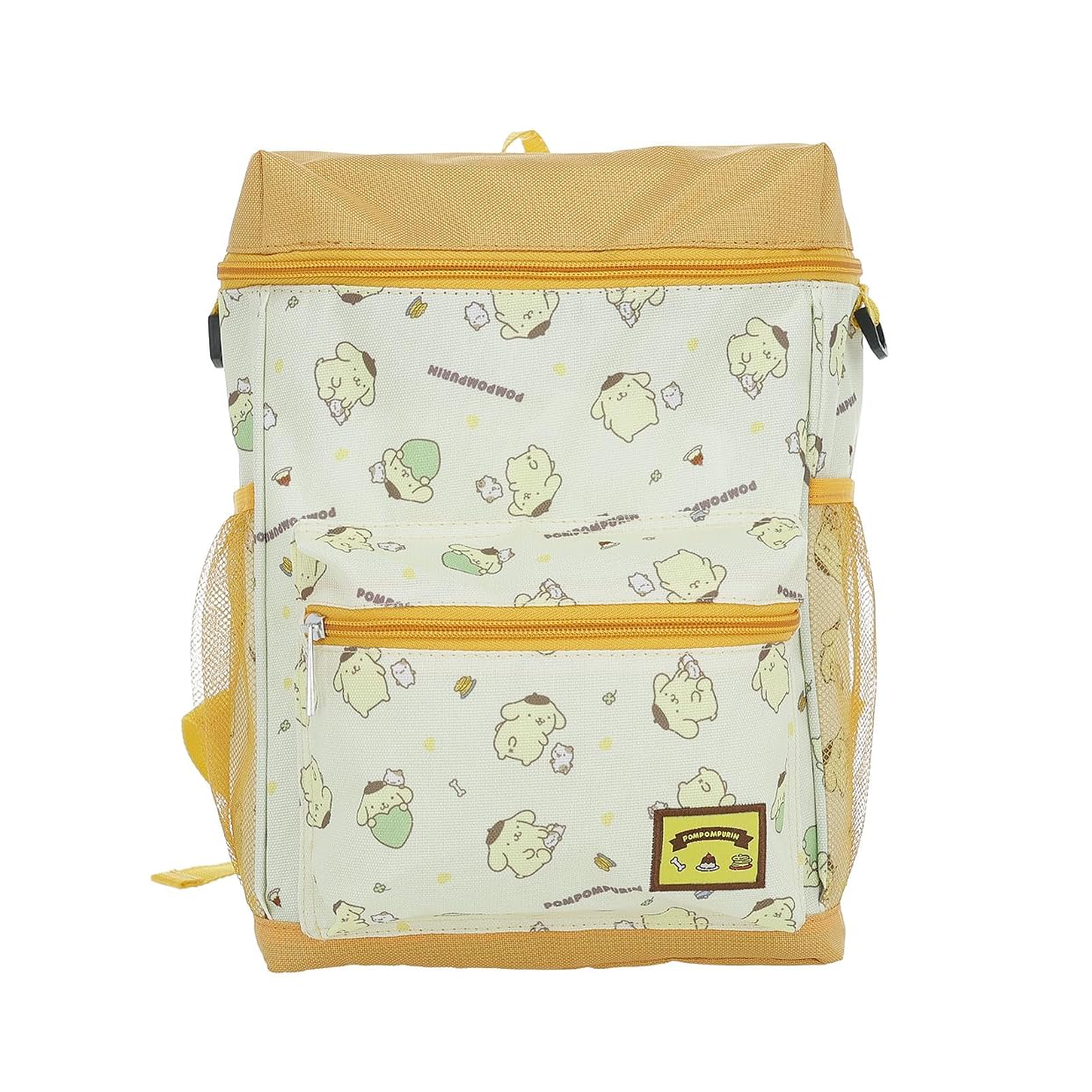 Maruma 3065020000 Sanrio Pompompurin Heartful Purin School Supplies Backpack for Kindergarten, Elementary School Girls, Character for School, Day Trips