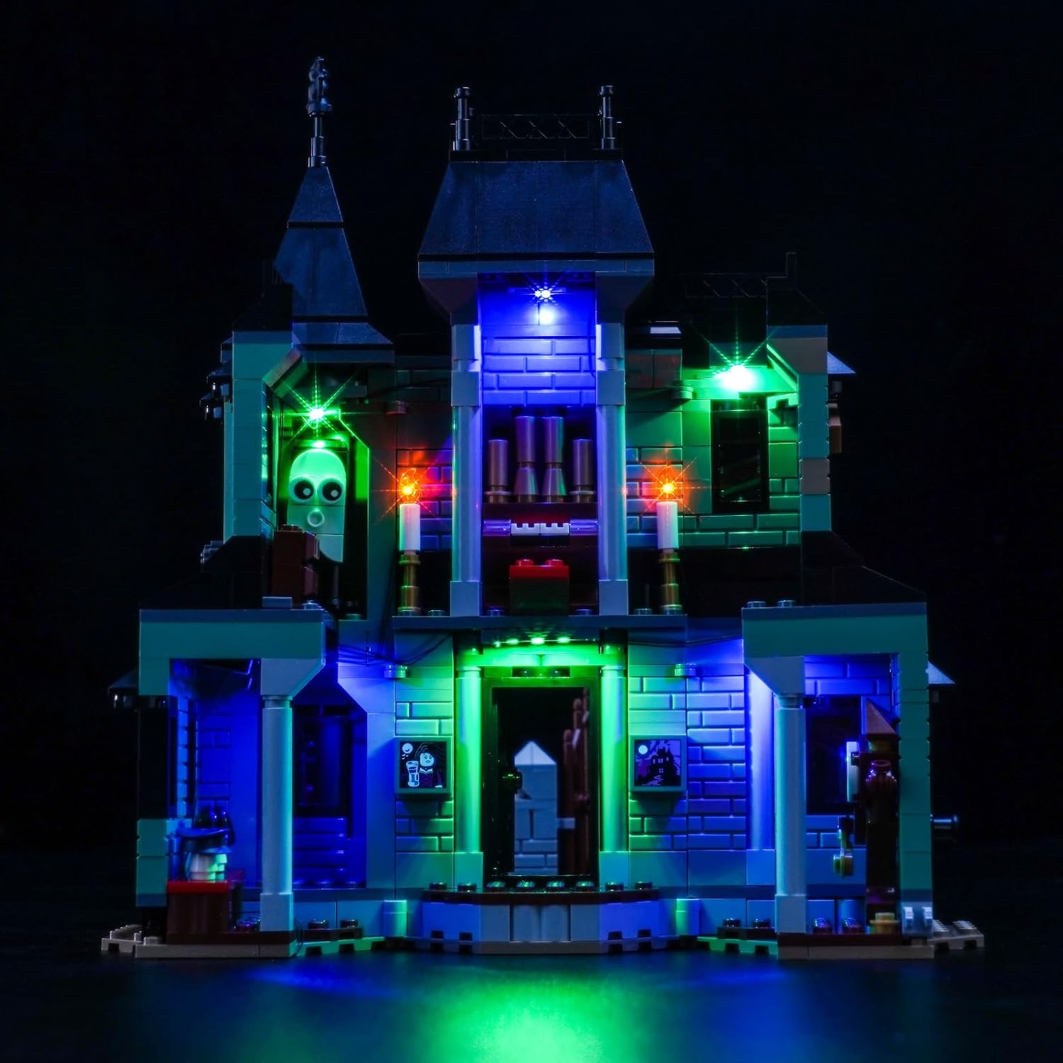 BrickBling LED Light Only, Compatible with Lego Creator 3 in 1 Haunted Mansion, Creative Lighting Compatible with Lego 31167-Excluding Model (RC Version Light)