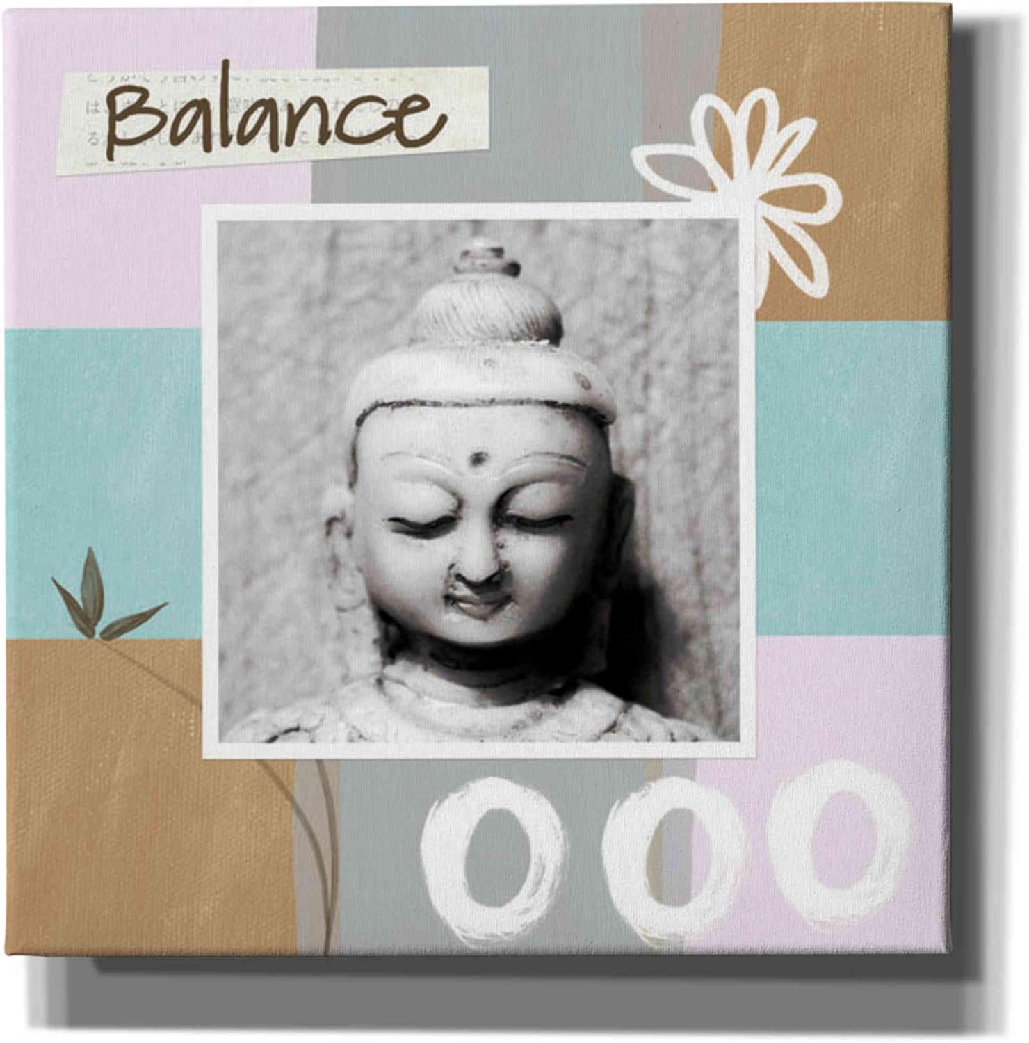 Epic Graffiti 'Balance' by Linda Woods, Canvas Wall Art, 12"x12"