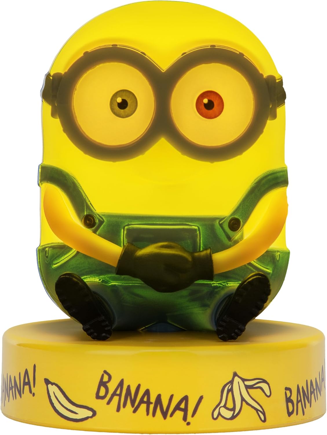 Paladone Minions Bob Mini 3D Icon Light, Officially Licensed 3D Figurine LED Lamp Collectible for Kids, Bedroom & Home Décor, Film Merchandise