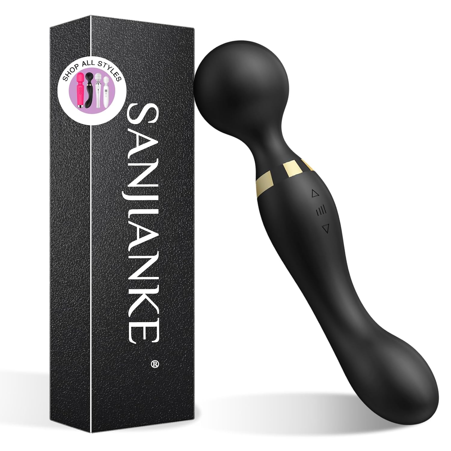 Sex Toys Vibrador - Double Ended Dildo Vibrator for Women 20 Patterns 8 Speeds for Clitoral and G-spot