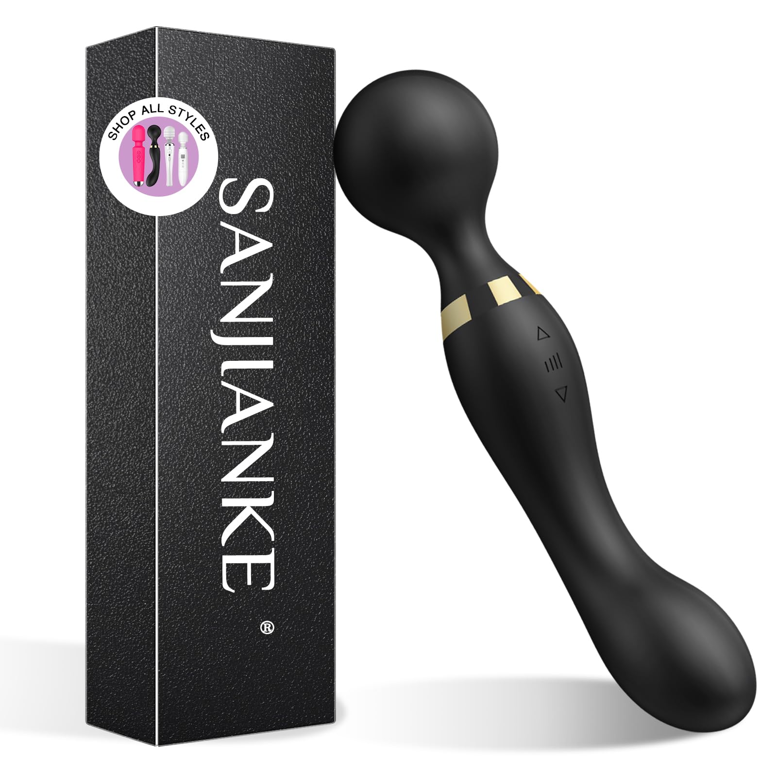 Sex Toys Vibrador - Double Ended Dildo Vibrator for Women 20 Patterns 8 Speeds for Clitoral and G-spot