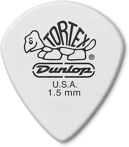 Jim Dunlop Tortex® Jazz III XL Púa 1.50MM - Paquete de 12