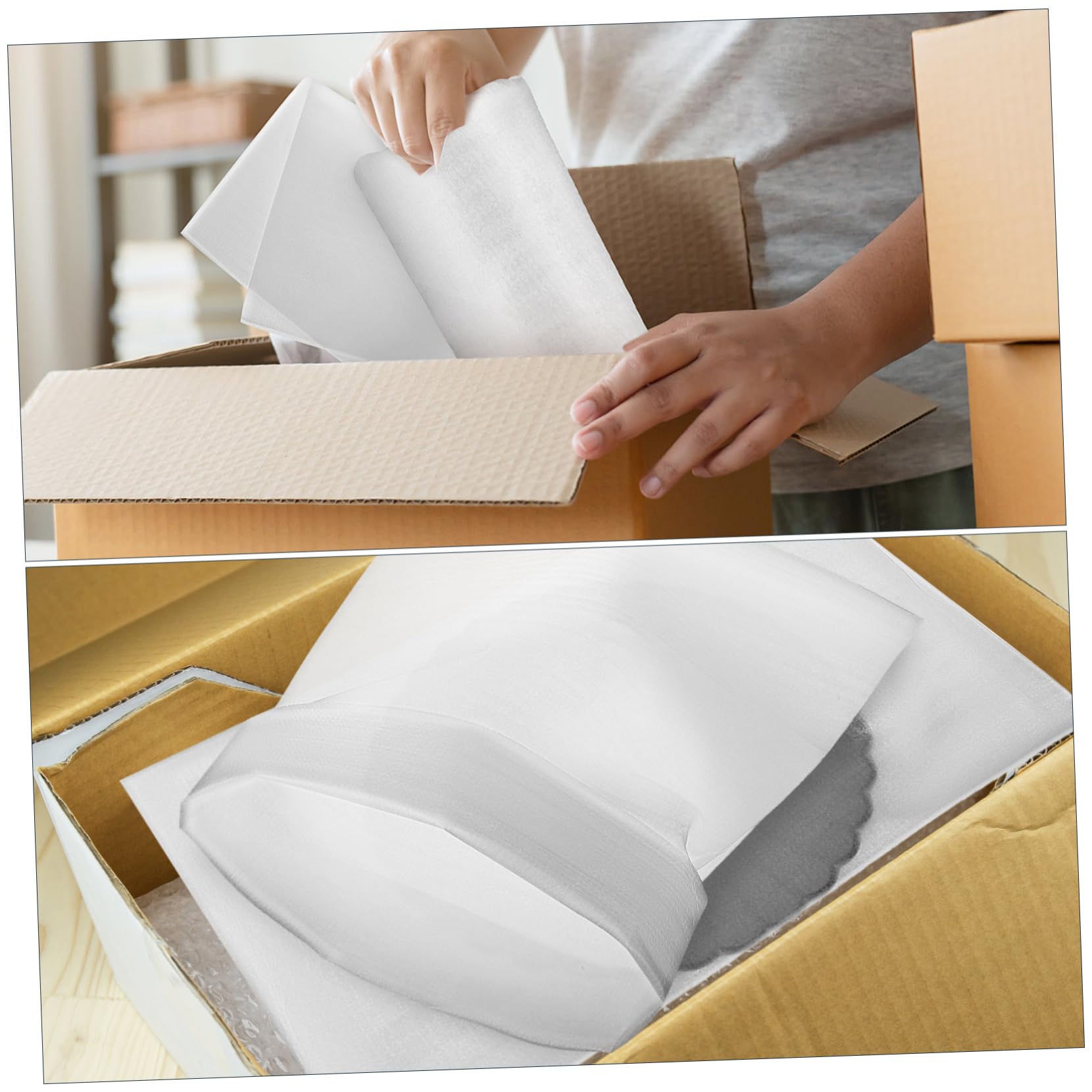 Mipcase Sacchetti di Schiuma Pacchi Spedizione 100 Pezzi per 30x40cm Imbottitura Protettiva e Capacità Elevata per Imballaggio e Trasporto per Oggetti Fragili