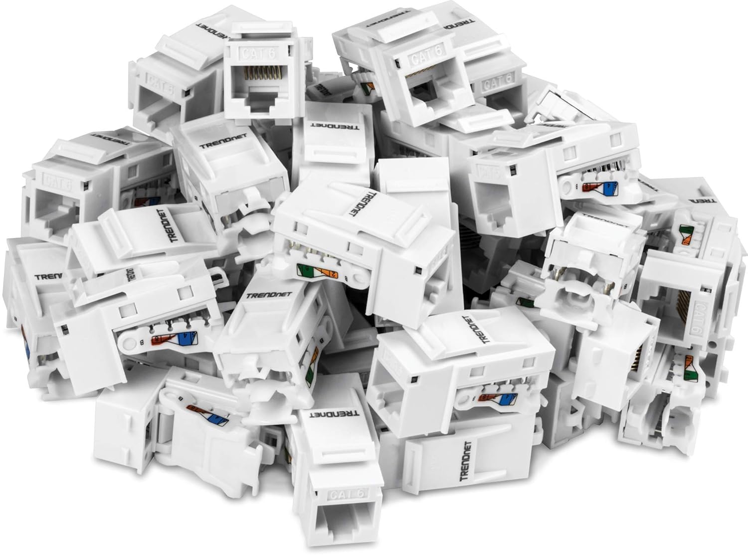 TRENDnet TC-K50C6 50 Pack Cat6 RJ-45 Keystone Jack