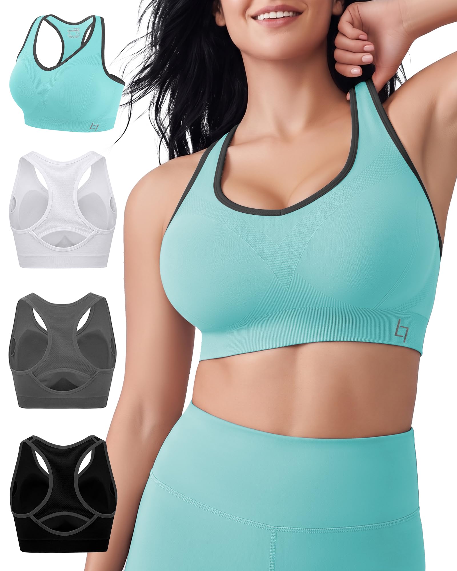 FITTIN Supportive Sports Bra for Large-Bust: 12-Hour Zero-Pressure Comfort
