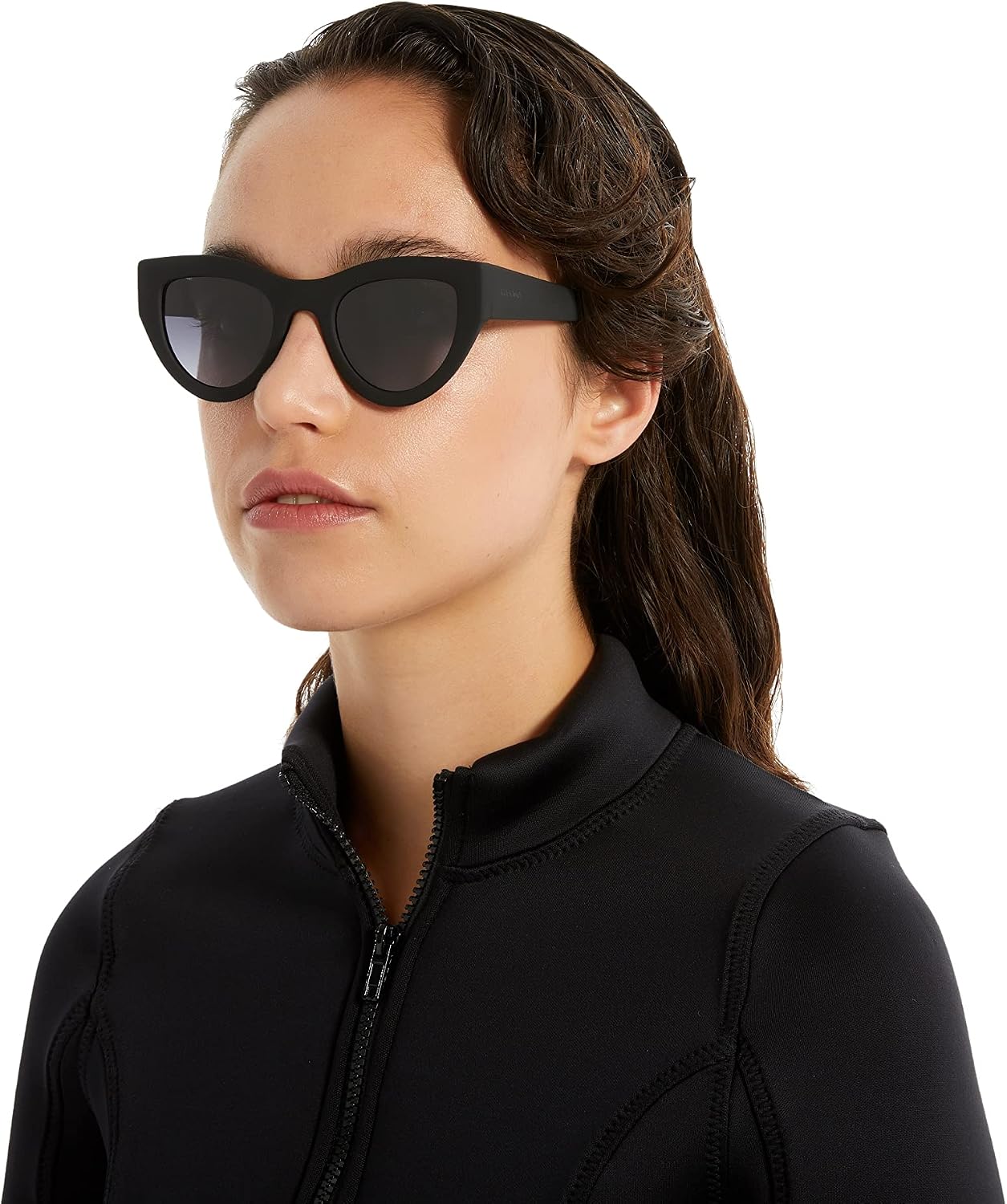 Kim Thick-frame Cat-eye Sunglasses In Taupe