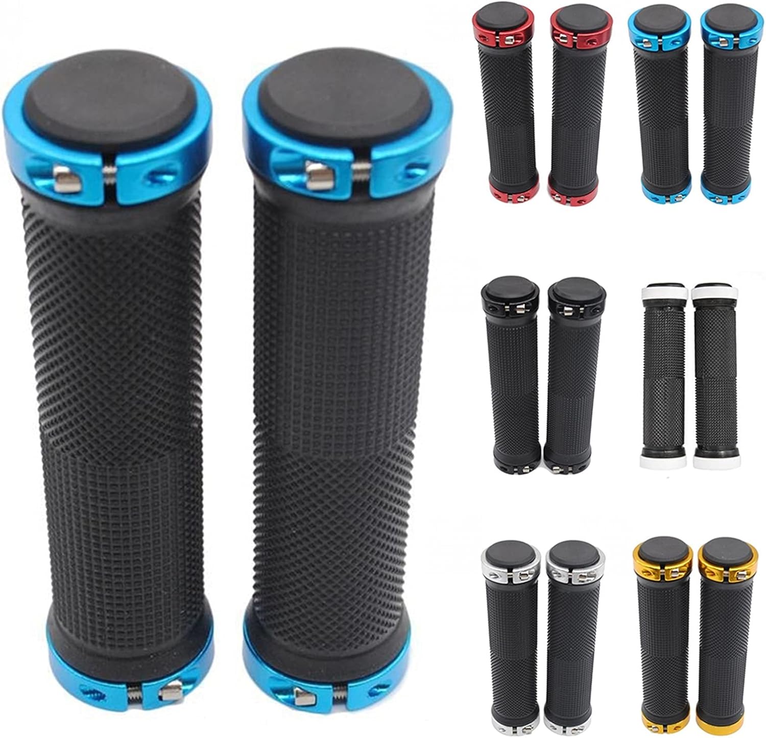 Cycling Bike Handlebar Tape Road Bike Foam Grip Bike Tape，Bike Handlebar Grips Bicycle Grips，Bike Cycle Handlebar Grips，Handlebar 1 Pair Handlebar Grips Bicycle Road Mountain Bike Handle Double Lock o