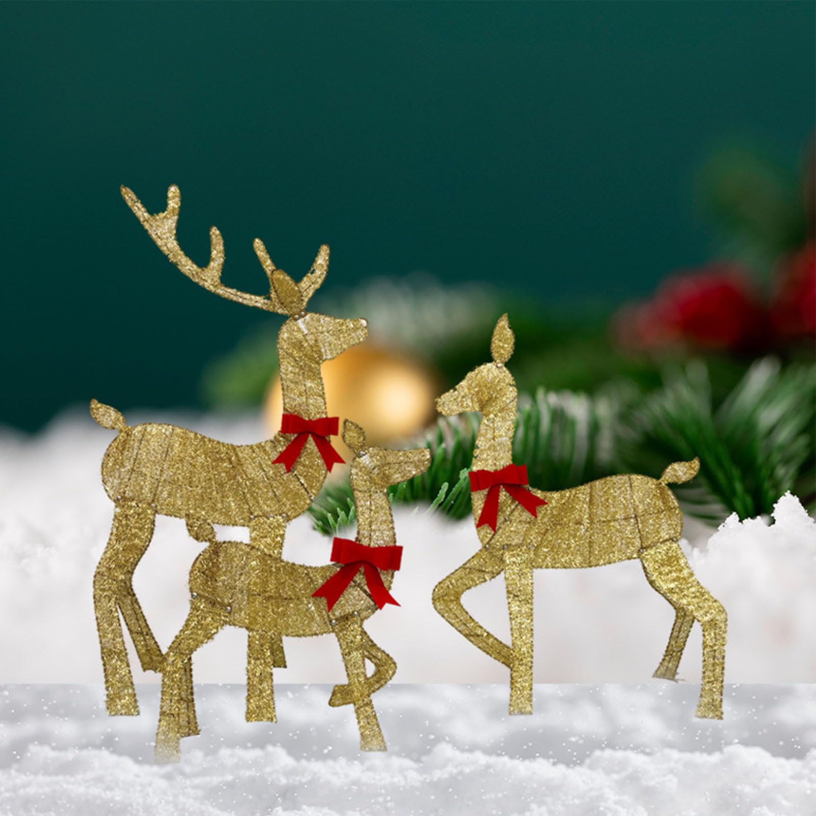 Boże Narodzenie jeleń Dekoracje na Zewnątrz Boże Narodzenie jeleń Renifer Wystrój Boże Narodzenie Dekoracje ścienne Decoracion de Navidad para Externales Boże Narodzenie Renifer