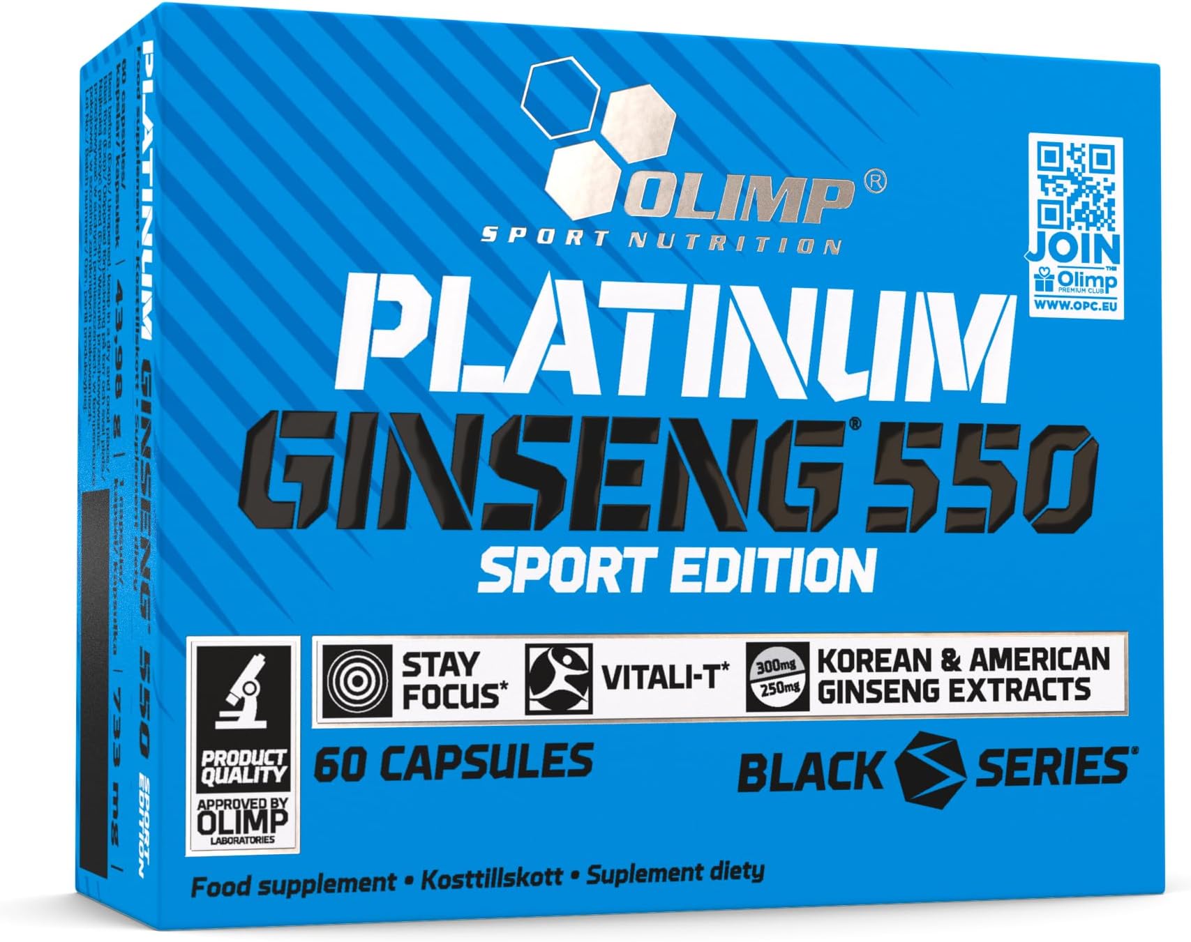 Olimp Platinum Ginseng 550 Sport Edition (60 Capsules)