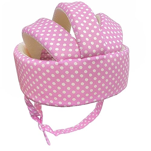 Miniatura 31 de Casco de seguridad para bebé, protector de cabeza para niños pequeños, cojín de cabeza para bebé, arnés protector de cabeza suave ajustable para
