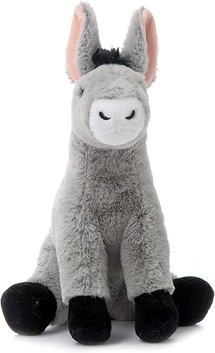 Miniatura 2 de The Petting Zoo Peluche de burro, regalos para niños, animales de granja Wild Onez, juguete de peluche de burro de 12 pulgadas