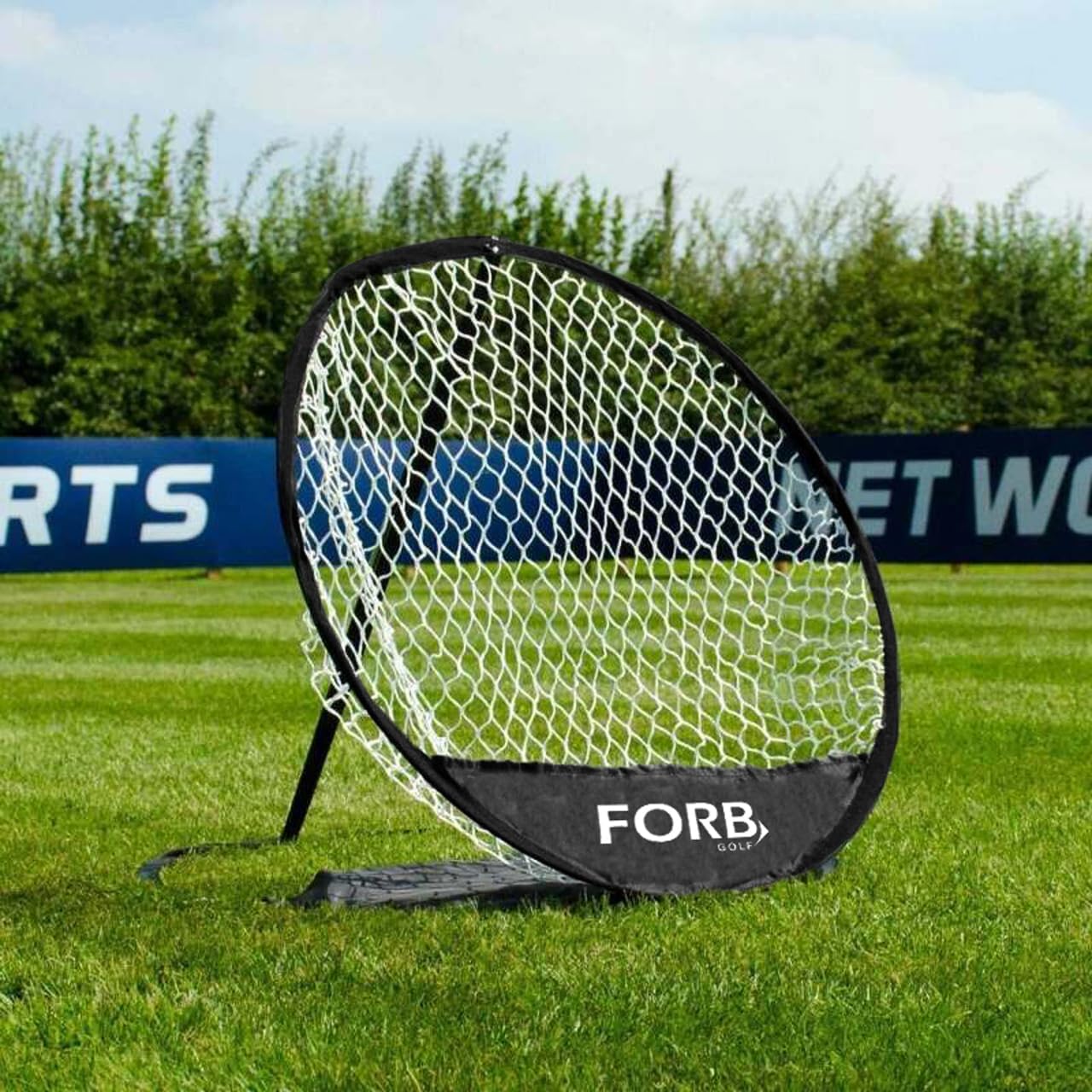 FORB Practice Golf Chipping Net | Pop-Up Golf Target for Chipping Accuracy - Durable Mesh Fiberglass Poles and Carry Bag - 24in Diameter