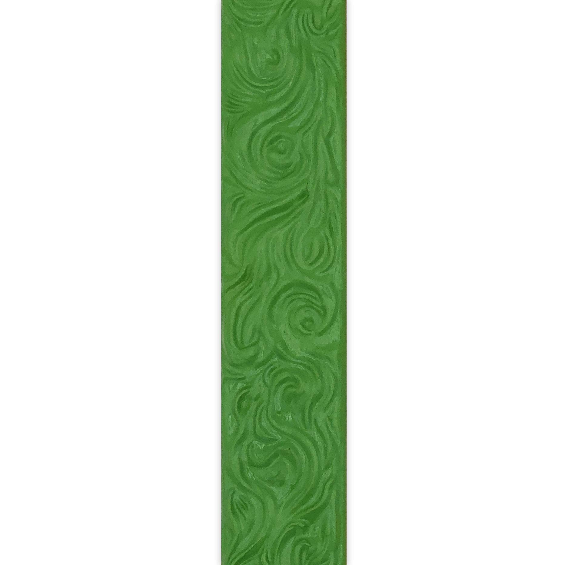 Poster e Stampa con Cornice Moderna - Bloody Mary Cocktail - Design Arredamento Bar - 70x70cm - Moderna Sagomata Effetto Onda Verde