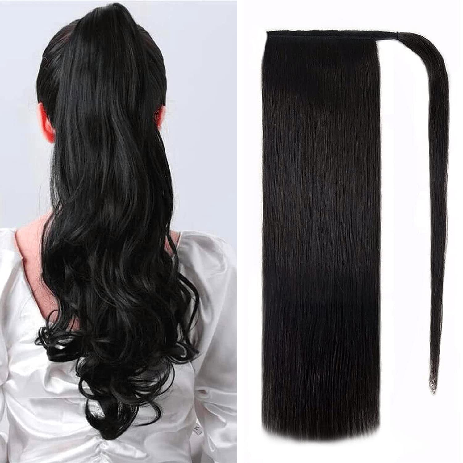 Ponytail Extension Human Hair Clip In Extensions Beroyal