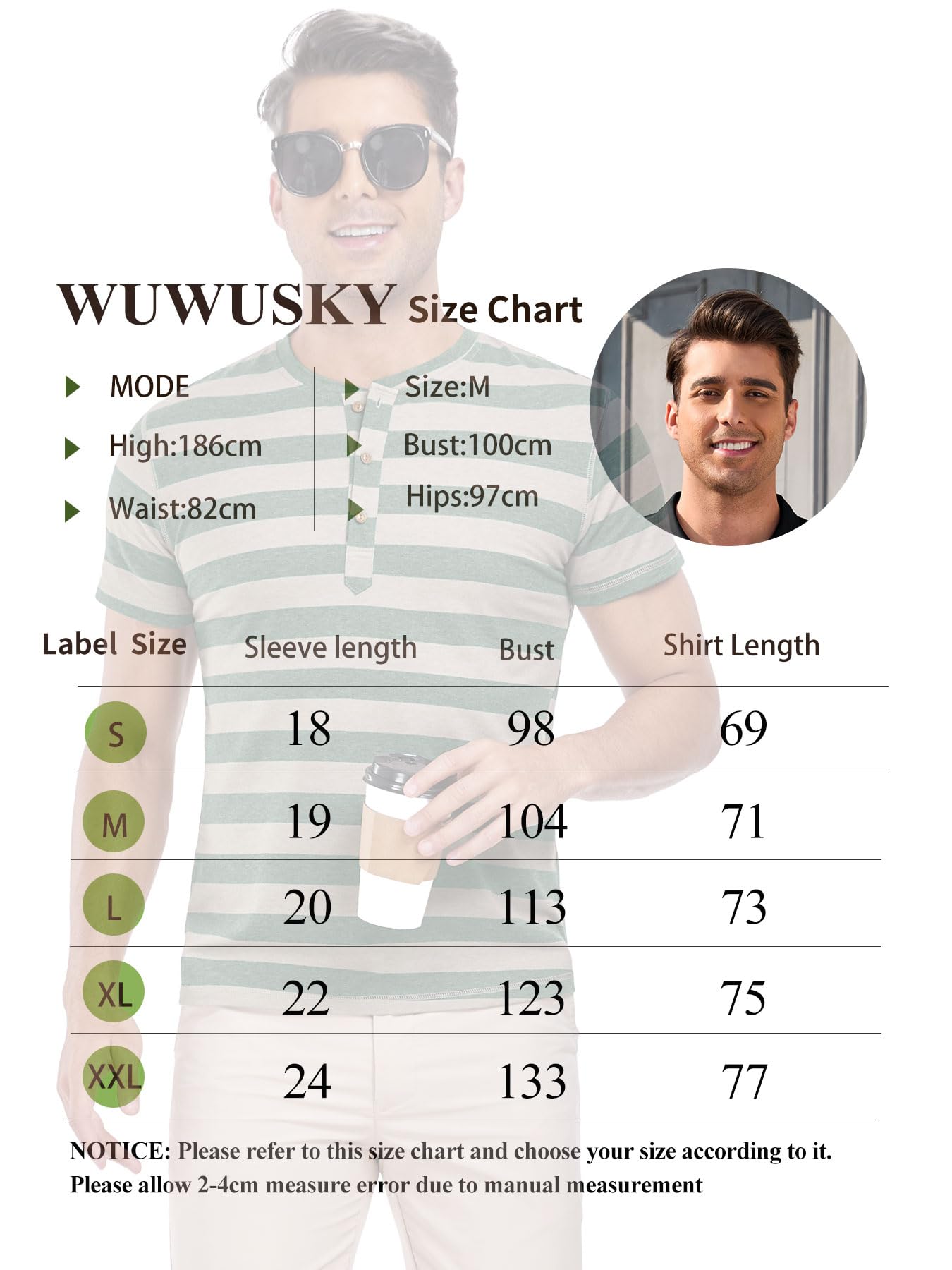 T-Shirt Homme à Manches Longues en Coton Chemise Léger de Golf Tennis Outdoor Style Décontracté D'Été Sport Henley Shirt Regular Fit avec Boutonnière à 3 Boutons