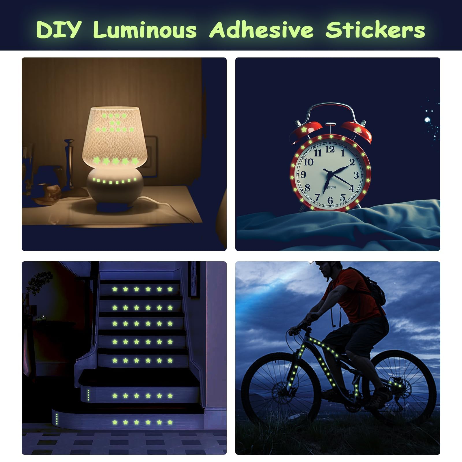 Plafond Etoile Fluorescente, 452 pièces Etoiles Phosphorescentes, Fluorescents ciel étoilé Stickers, Chambre Enfant Lumineuses Autocollants Stickers pour Fille Garcon Plafond Décoration