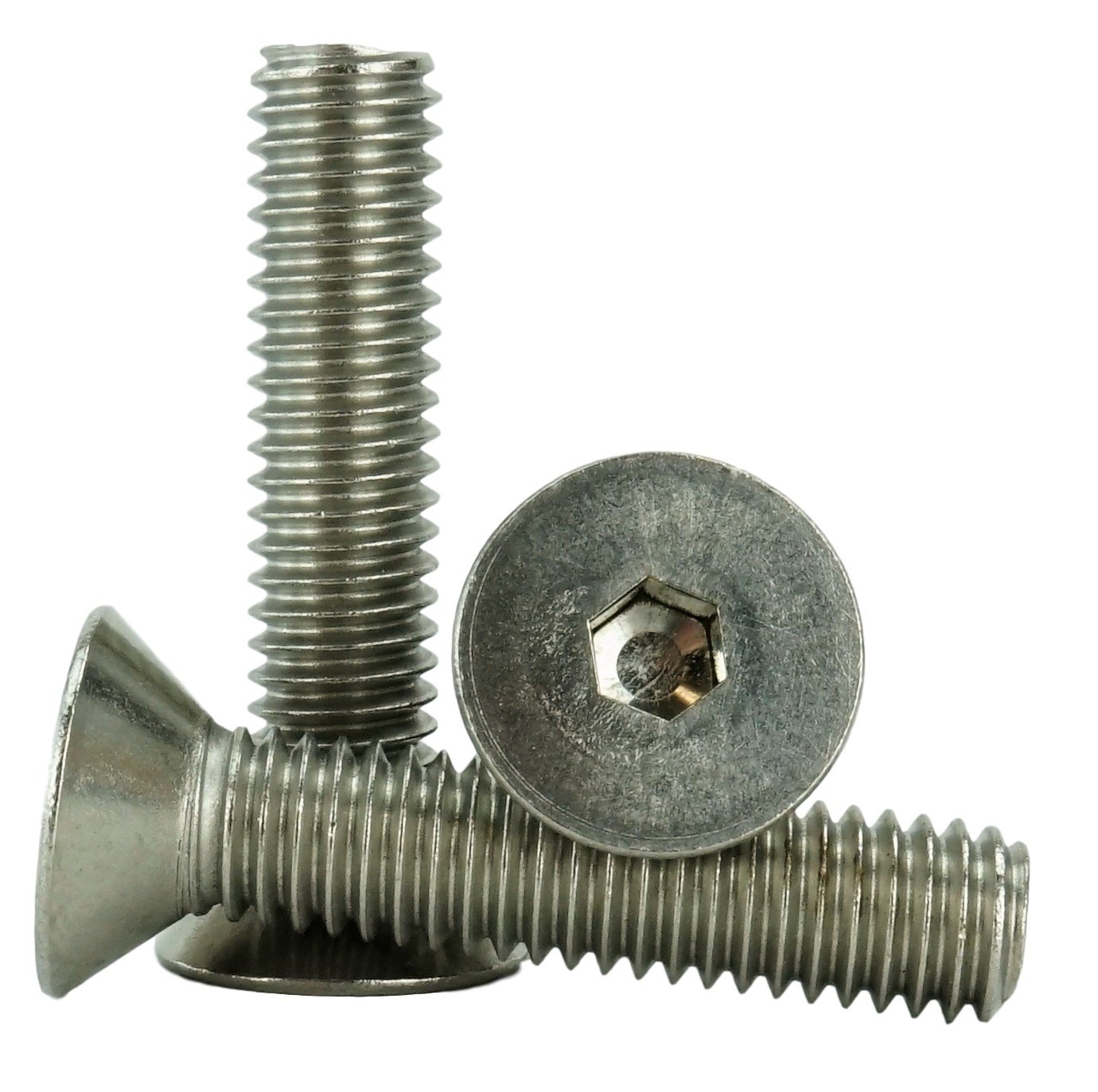 Vis tête plate 3/8-16 x 1-3/4 inox 18-8 pour la rénovation de mobilier de jardin et bateau