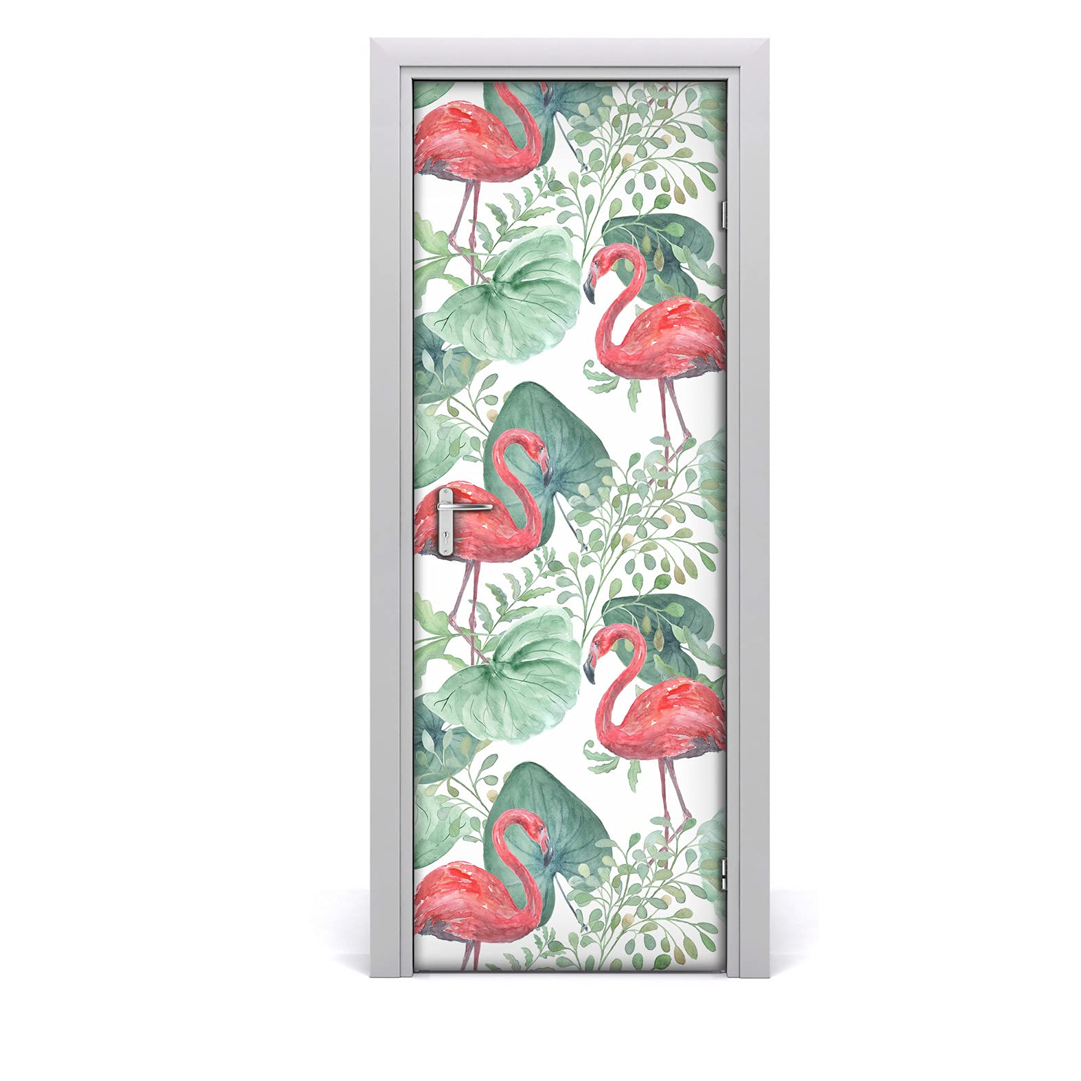 Papier peint sur la porte mural imperméable pour rénover sans travaux