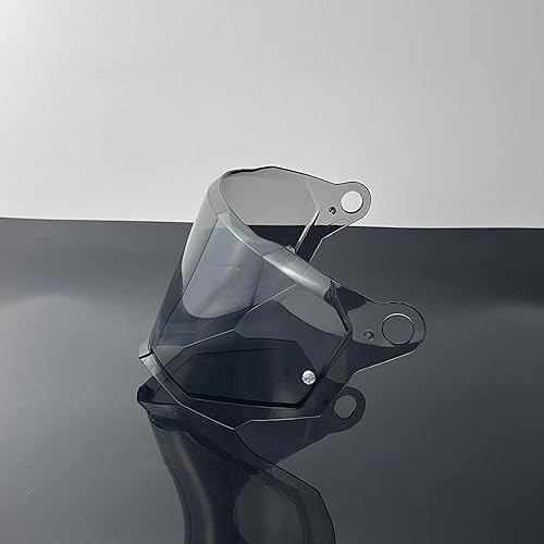 Miniatura 4 de Escudo para LS2 Explorer, Explorer Carbon, MX701 Visera de casco con protección UV Lentes para casco de Moto (negro claro, para día y noche)