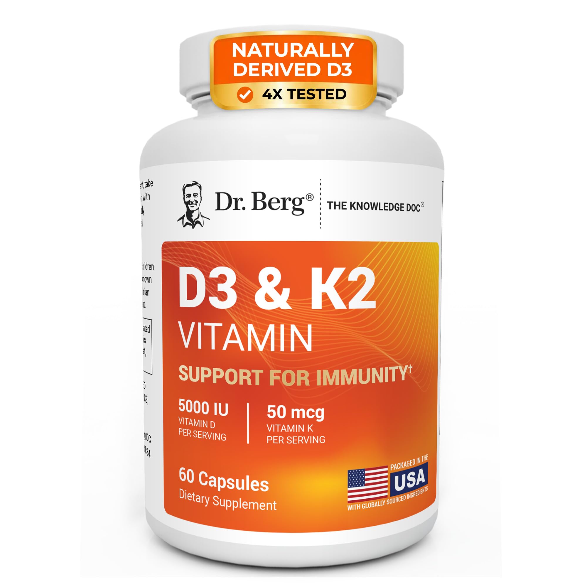 Dr. Berg Maximum Strength 7-in-1 Vitamin D3 K2
