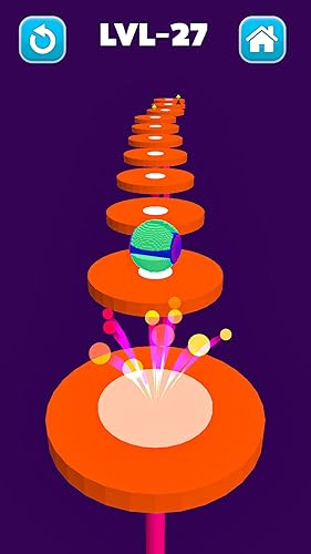 Magic Hop Bouncy Ball Master: Dancing Splashy Balls Run Game - EDM Rush Magic Tiles Spiral Jumping G