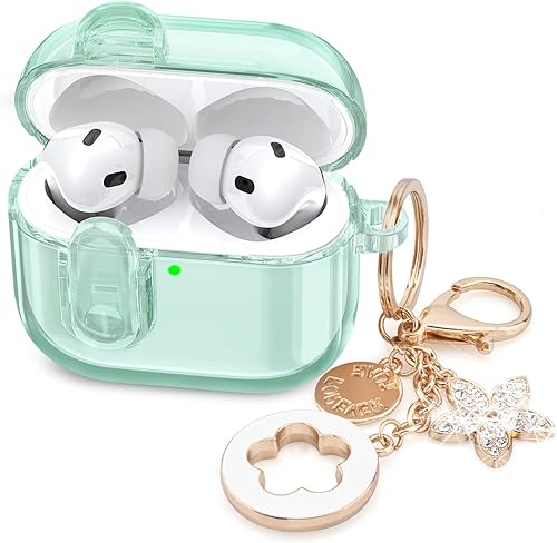 Miniatura 36 de Funda VISOOM 2025 transparente para Airpods iPods 4 con cierre de seguridad, funda para Airpod iPod 4 suave para Air Pods iPods de 4ª generación con