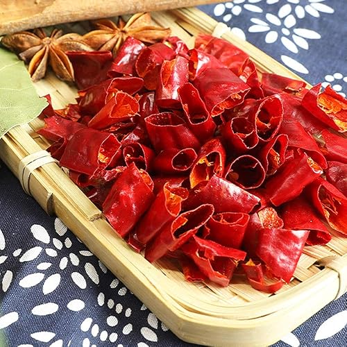 Miniatura 3 de Szechuan Chili seco 4 onzas, chiles rojos enteros secos, utilizados en platos mexicanos, chinos, tailandeses, para aceite de chile, pasta y salsa