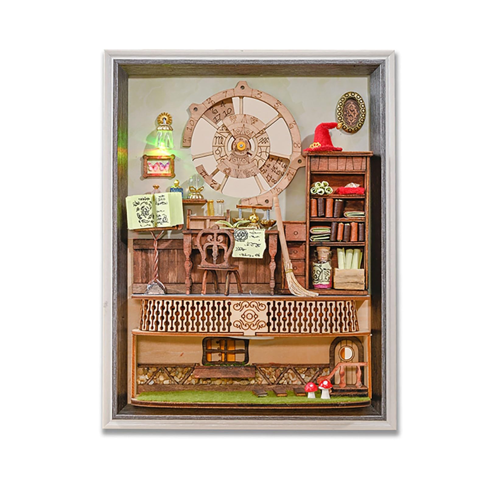 DIY drewniany domek dla lalek, zestaw miniaturowy, wyposażony w osłonę przeciwpyłową i oświetlenie LED, wykwintny miniaturowy domek dla lalek, ćwiczenia, ręczne wykonanie, umiejętności, na romantyczny