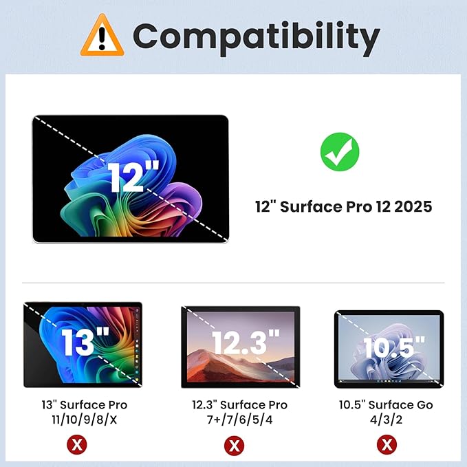 MoKo 2 Pack Protector de Pantalla PaperMate para Surface Pro 12 2025 miniatura 2