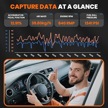 ANCEL FX6100 Bidirectional Scan Tool, Full System OBD2 Diagnostic Scanner with 15+ Reset, Brake-pad/Battery/ABS/TPMS/Steering Angle/Injector Coding, CAN FD & FCA AutoAuth, Lifetime Free Updates