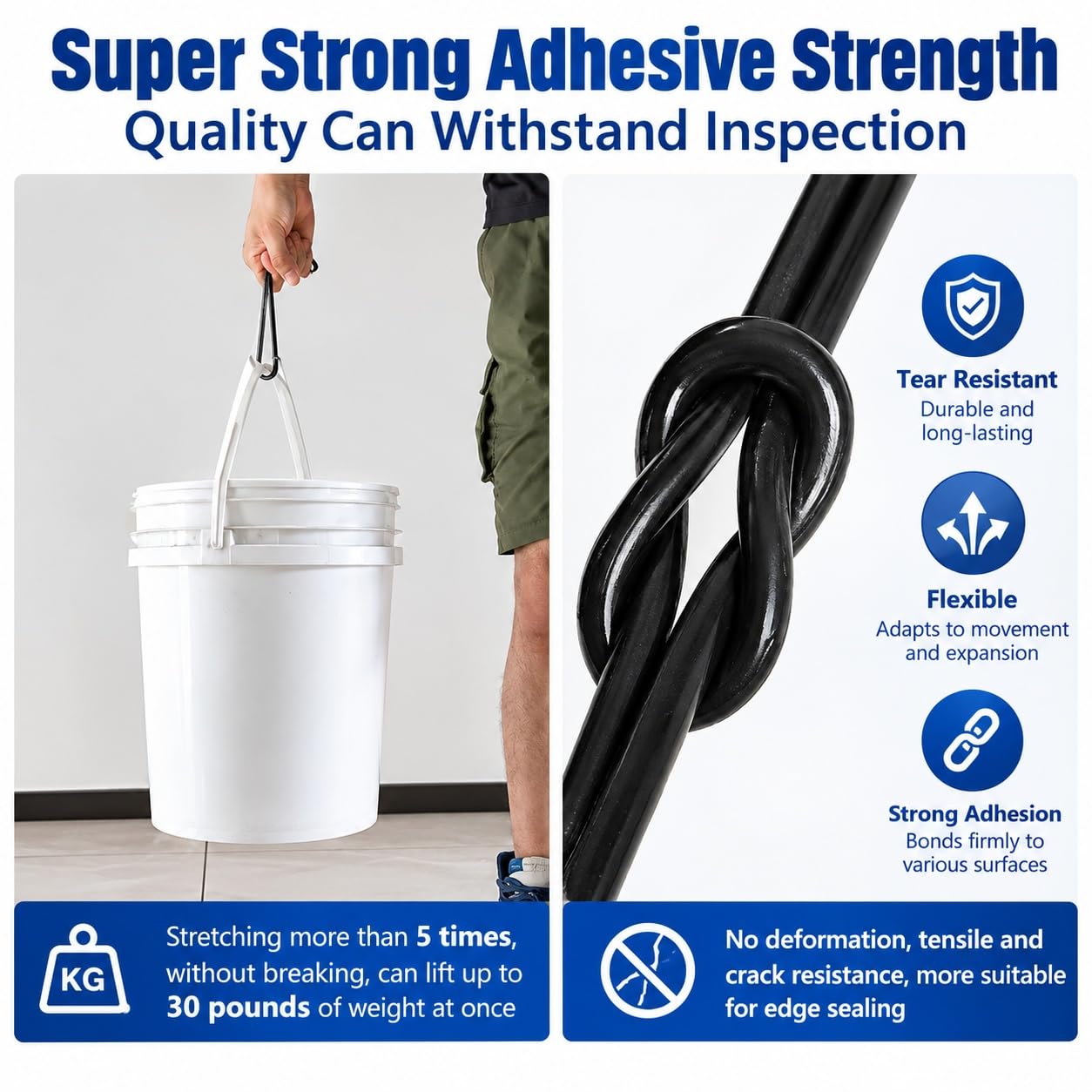 9900 Sealant Waterproof, Silikon-Dichtmasse Hitzebeständig, Flexibel und Wasserdicht für Dach und Wand, Rissreparatur und Leckabdichtung