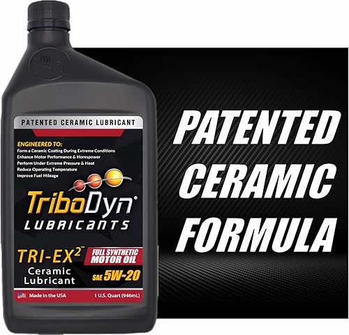 Miniatura 3 de Aceite sintético para motor TRI-EX2 con revestimiento cerámico (5W-20, paquete de 5 cuartos de galón)