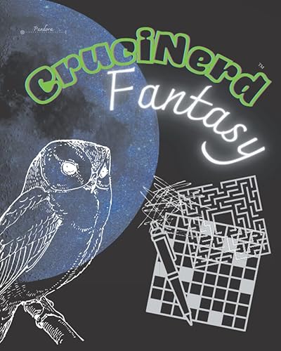 CRUCINERD Fantasy (vol.1): Rompicapo - Enigmistica - Quiz - Cruciverba adulti - Passatempo per adulti - Giochi logica - Parole crociate - Labirinto - ... - Film - Libri sul cinema - Soluzioni