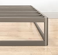 Vista 32 de Somier de cama individual Mellow 9 pulgadas, con base de colchón de láminas de acero resistente Negro